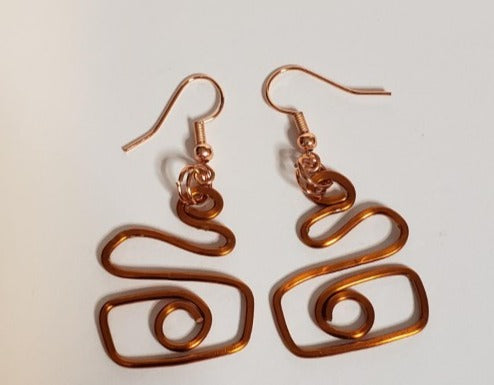 Wire Wrapped Earring