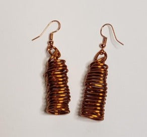 Tight Wire Wrapped Earrings