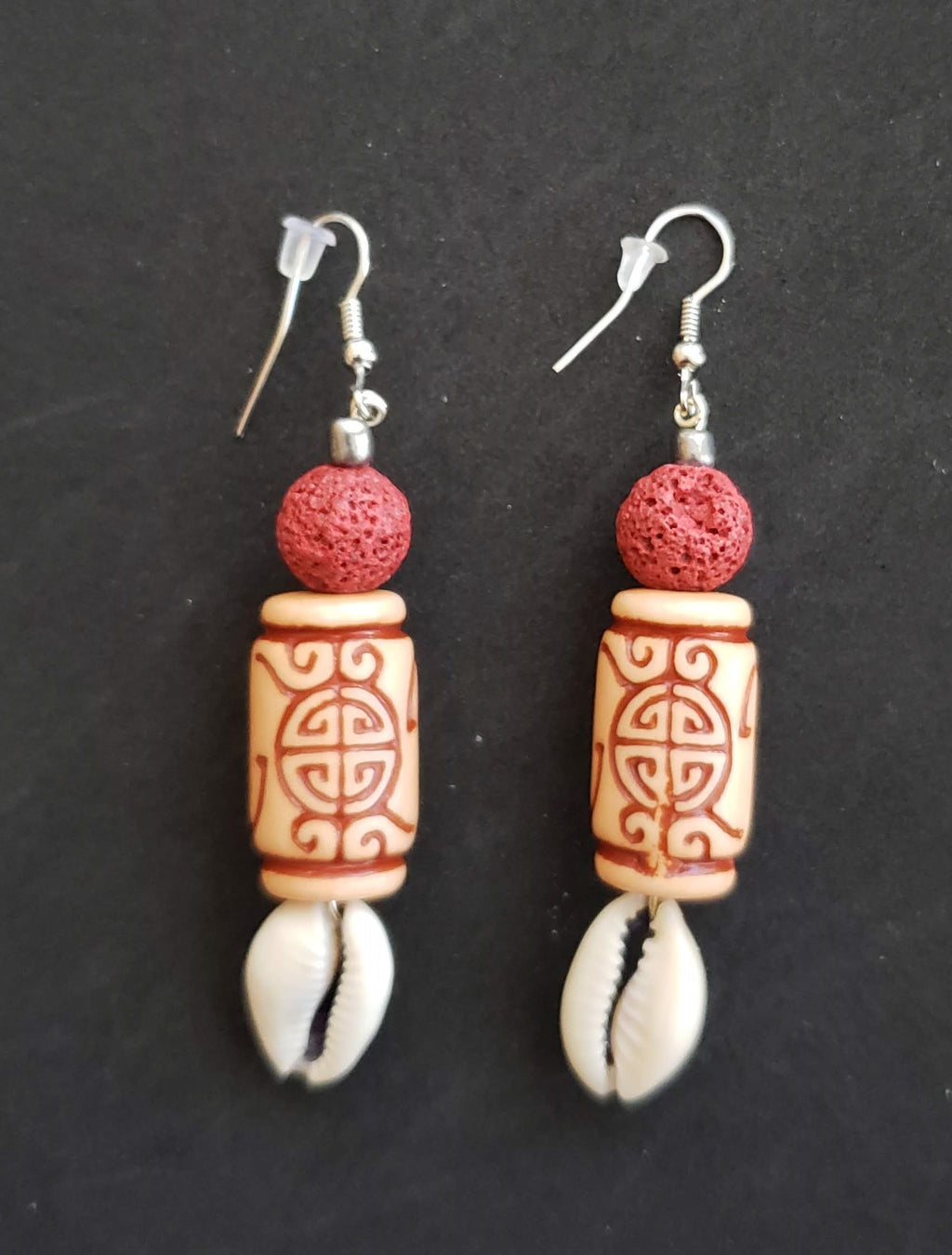 Tribal Lava Earrings