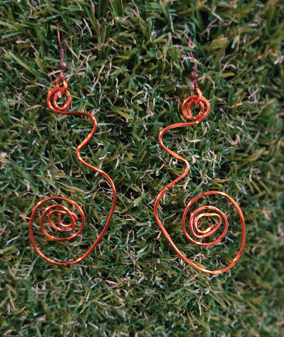 Wire Wrapped Earring