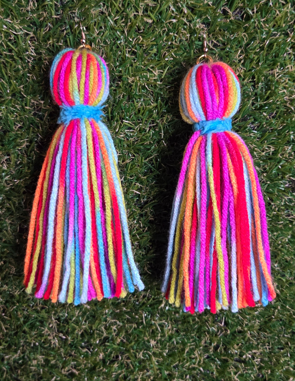 Tassel "Blue Sky & Rainbow"