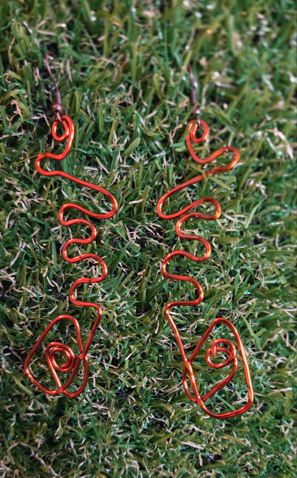 Wire-Wrapped Earring