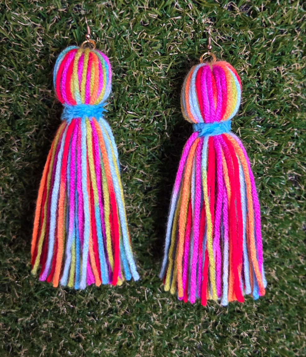 Tassel "Blue Sky & Rainbow"