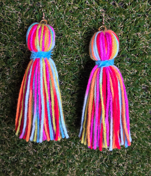 Tassel "Blue Sky & Rainbow"