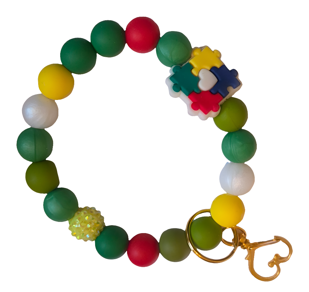 Puzzle Power Autism Awareness Phone Wristlet