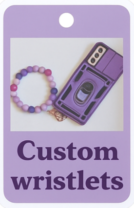Custom Phone Wristlet w/Focal