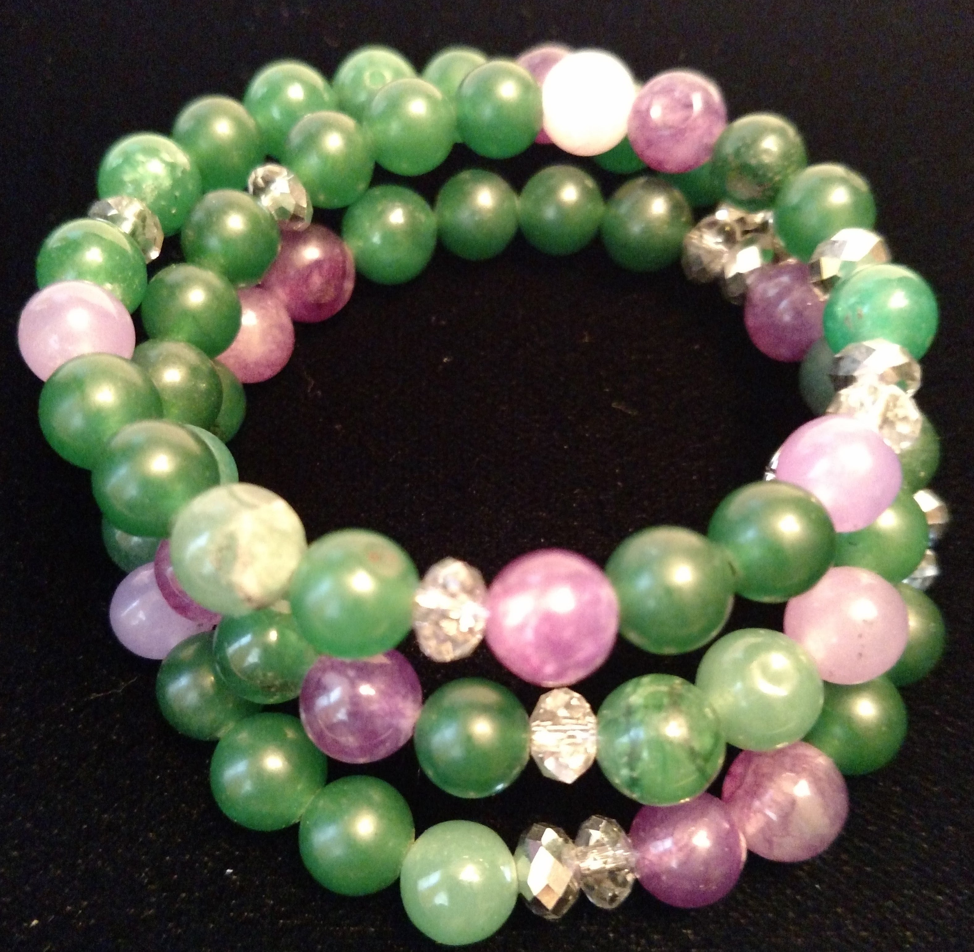 Violet Jade Necklace Set