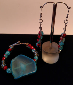 Scarlet Aqua Stone Set