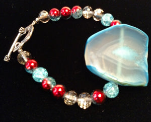 Scarlet Aqua Stone Set
